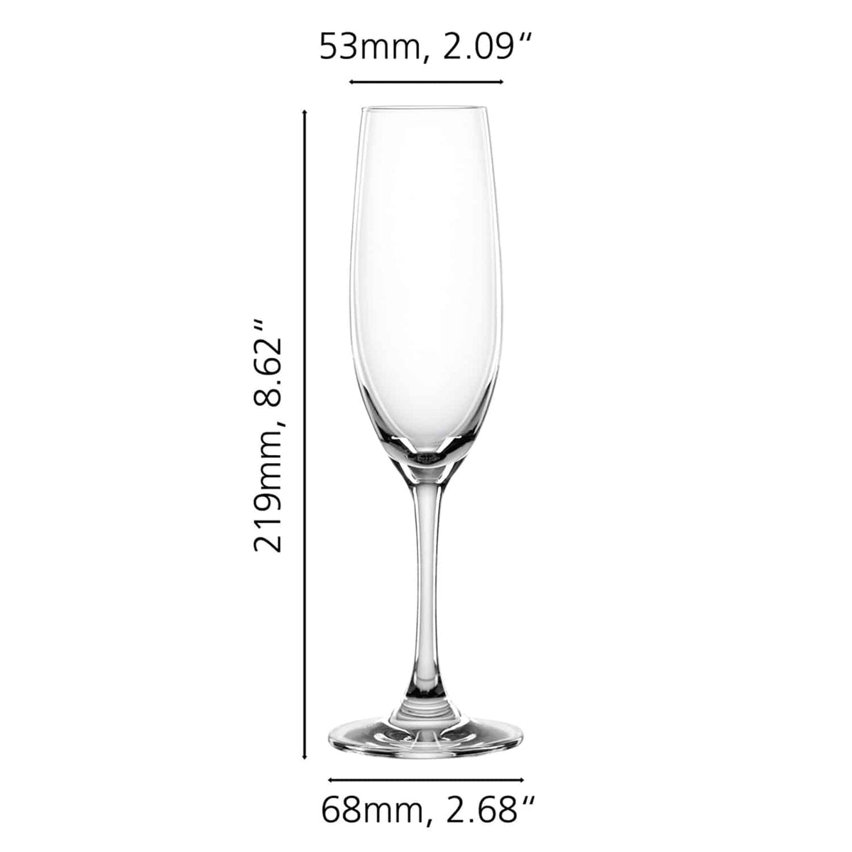 Spiegelau Winelovers Champagne Flute 19 Cl - 12 Stuks - Glazen.nl