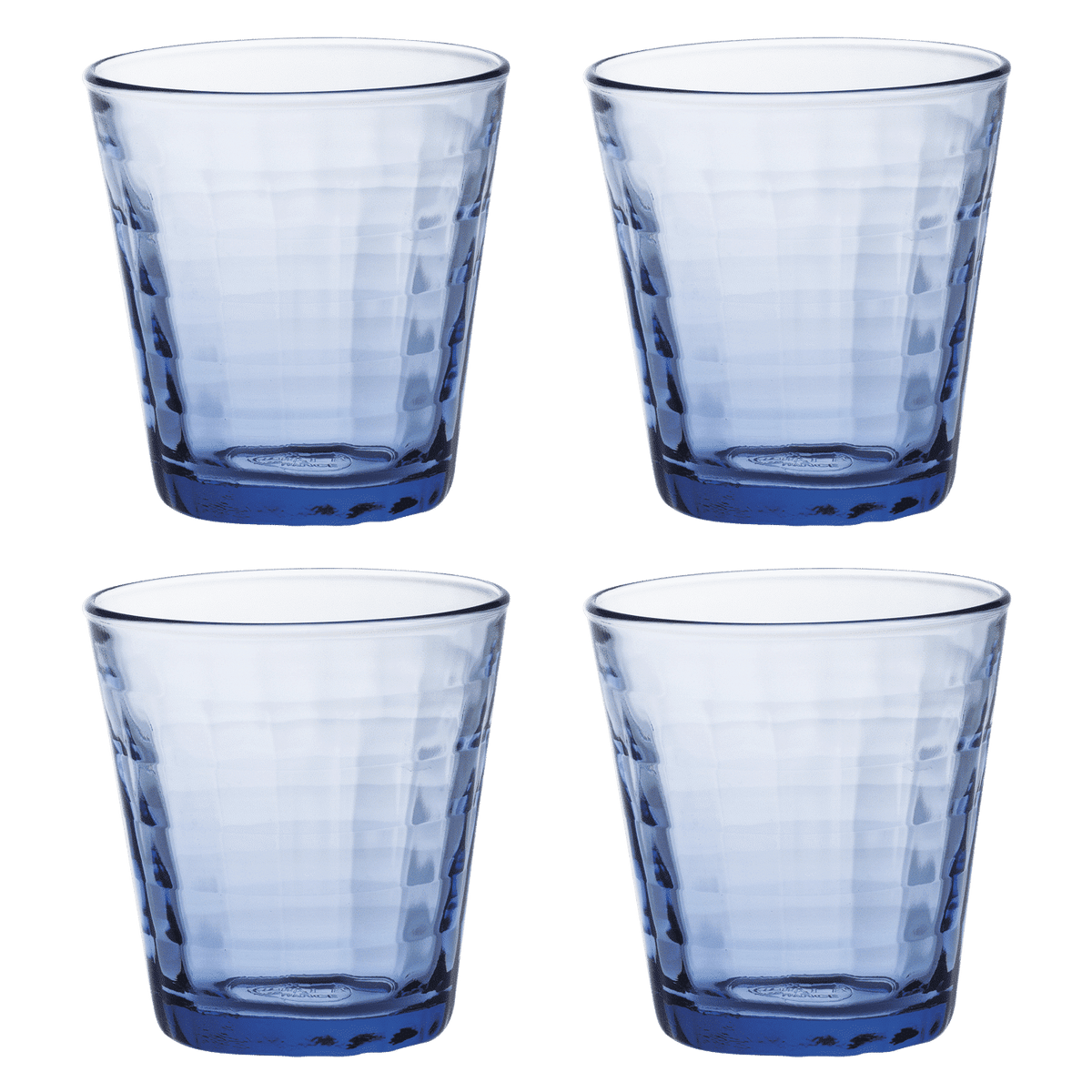 Duralex Prisme Tumbler 22 Cl Marine - 4 Stuks - Glazen.nl