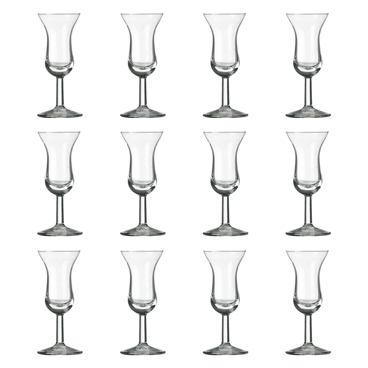 Volschenker / Jeneverglas / Borrelglas 3,5 Cl - 12 Stuks - Glazen.nl
