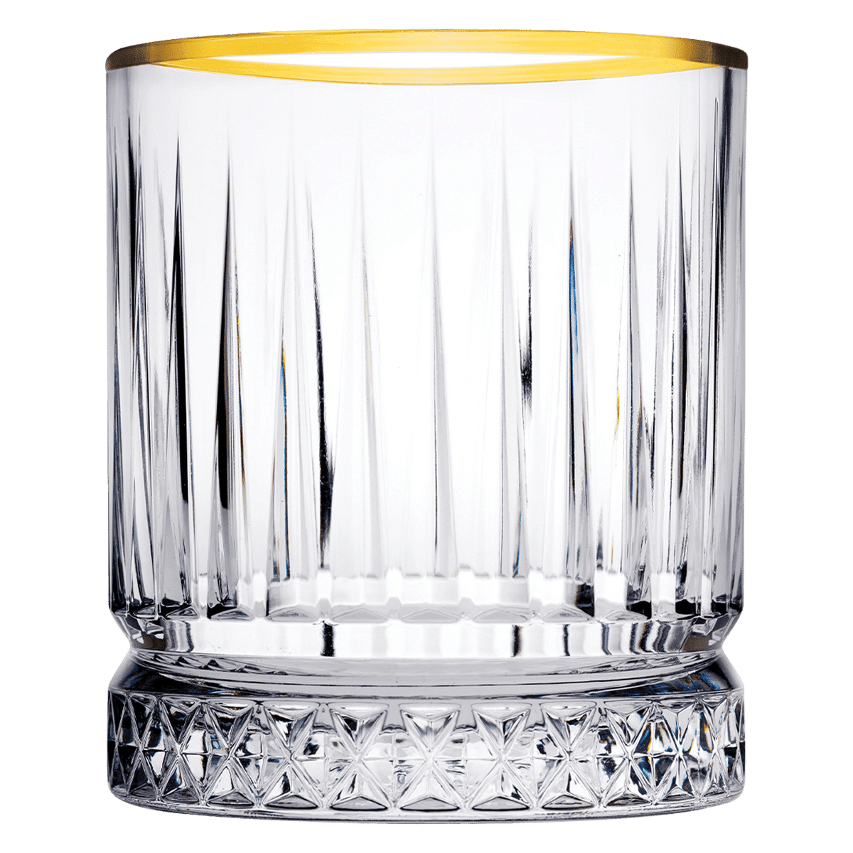 Pasabahce Elysia Tumbler 35,5 Cl Gouden Rand - 4 Stuks - Glazen.nl