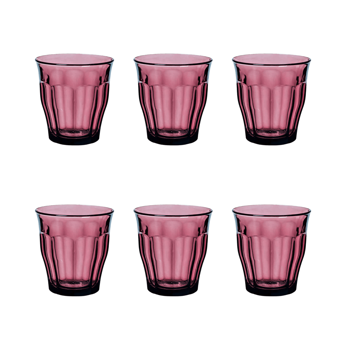 Duralex Picardie Tumbler 25 Cl Paars - 6 Stuks - Glazen.nl