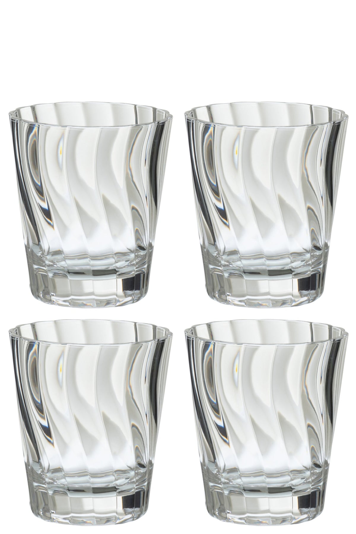 Bicchiere da acqua J-Line 42,5 cl infrangibile trasparente - 4 pezzi