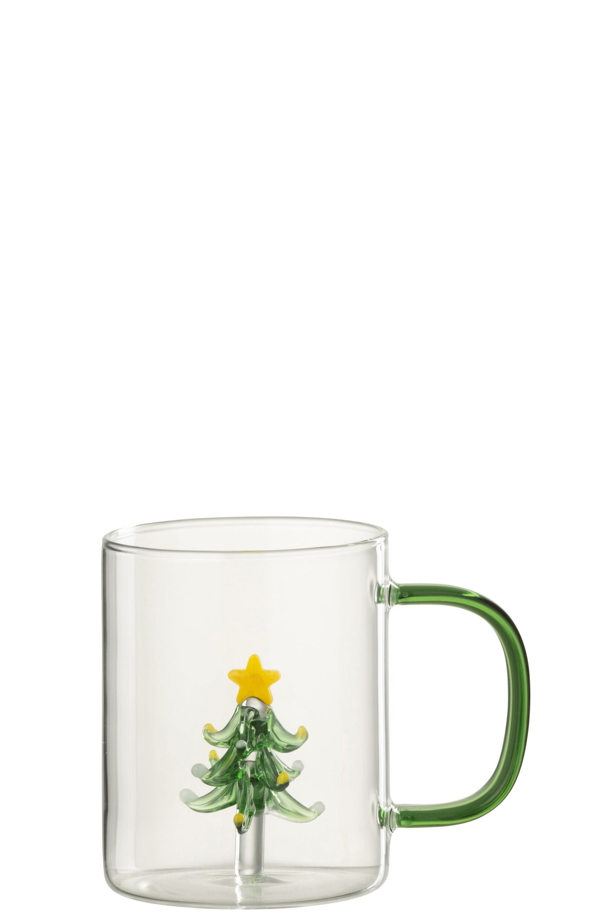 J-Line Bicchiere da acqua 42 cl Albero di Natale Trasparente/Assortito