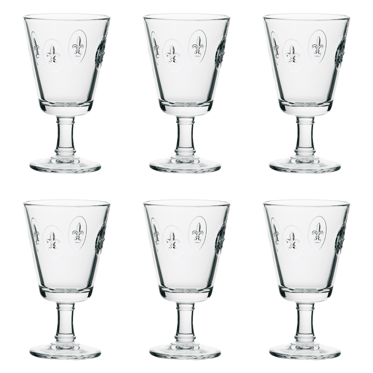 La Rochère Fleur De Lys Wijn/Waterglas 24 cl - 6 Stuks - Glazen.nl
