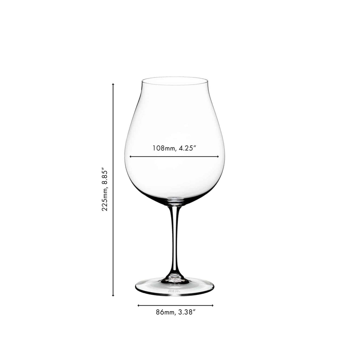 Riedel Vinum Wijnglas 80 Cl New World Pinot Noir - 2 Stuks - Glazen.nl