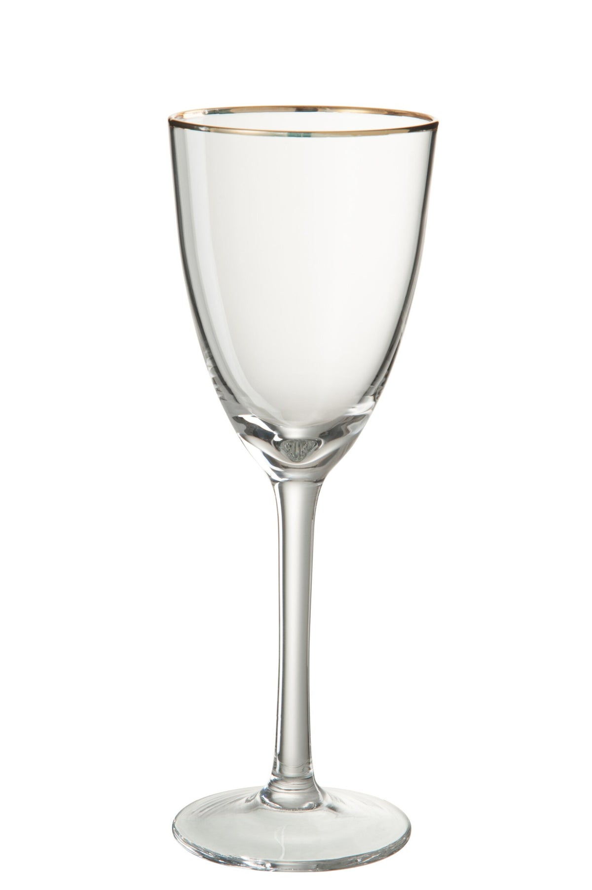 J-Line Red Wine Glass 29 cl Gold Rim Transparent/Gold