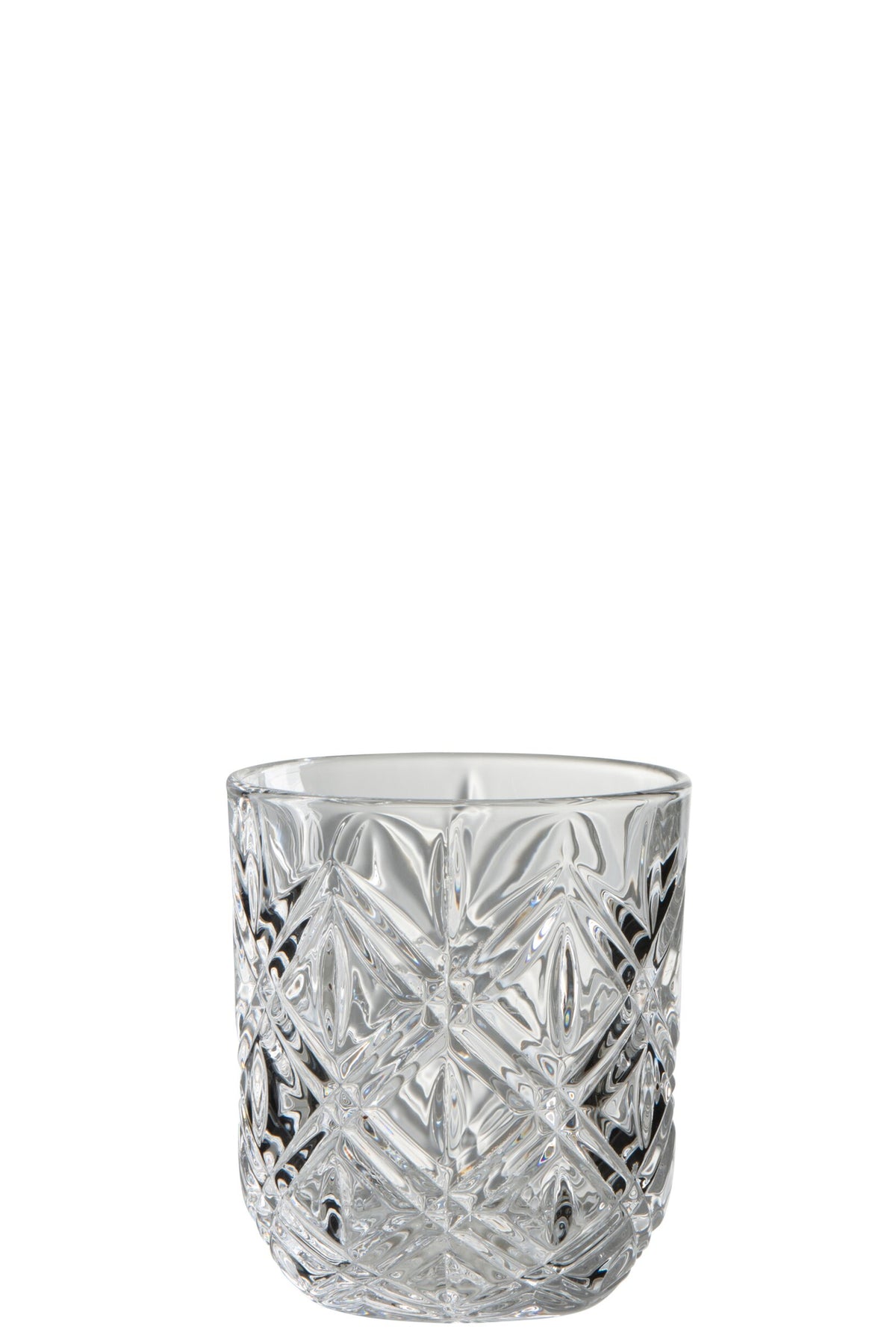 Bicchiere d’acqua J-Line Anna da 25 cl, basso, trasparente