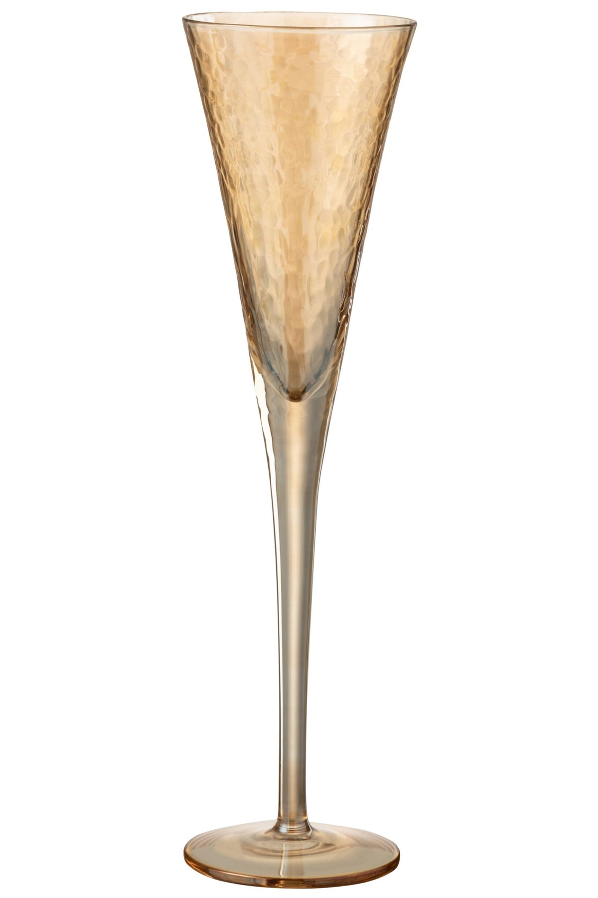 J-Line Champagne Glass 15 cl Irregular Amber