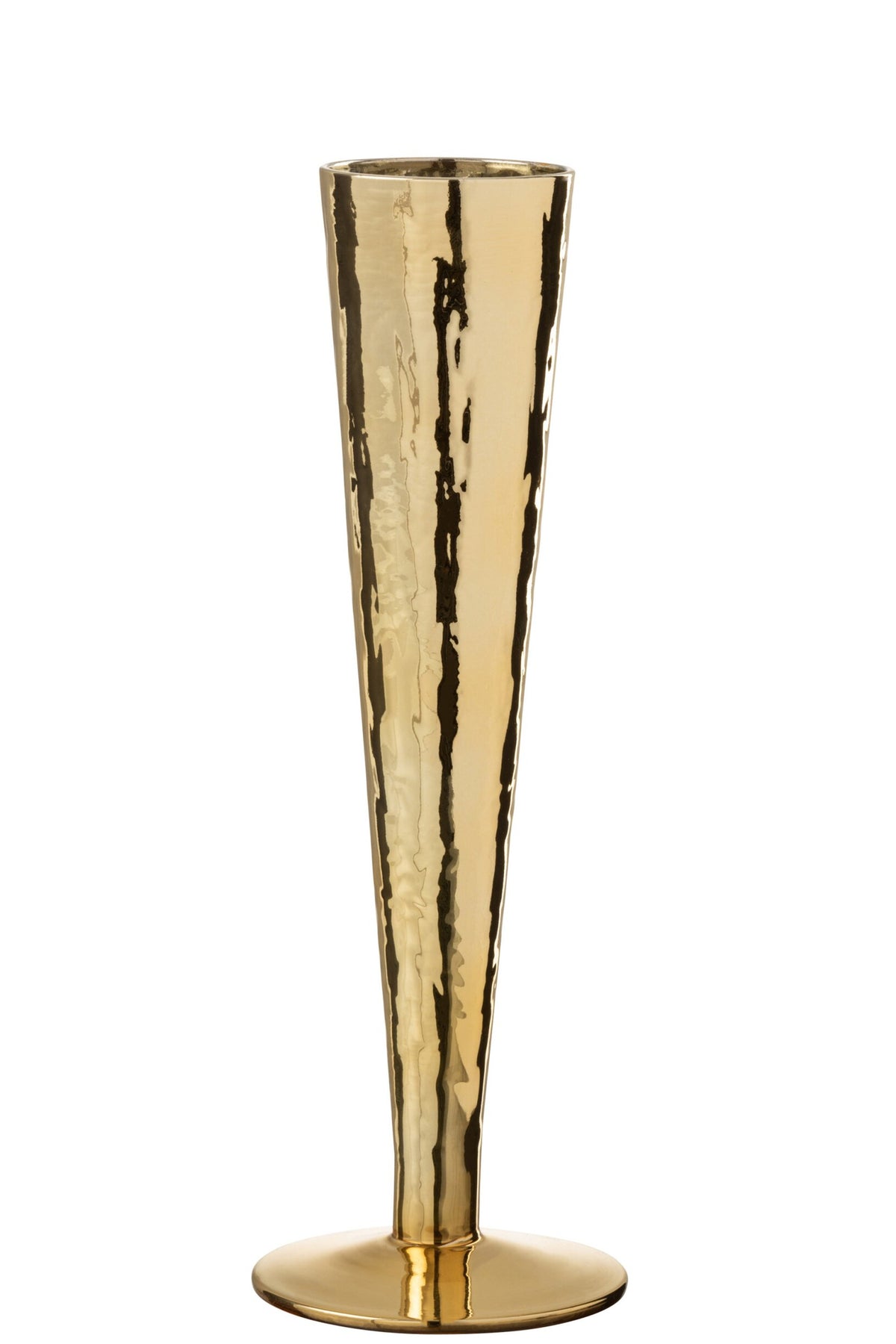 J-Line Champagne Glass 15 Cl Irregular Gold