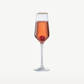 Calici da champagne Eclat Ultime da 21 cl con bordo dorato - 4 pezzi
