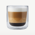 Luigi Bormioli bicchiere da caffè termico in vetro 24 cl cilindrico - 2 pezzi