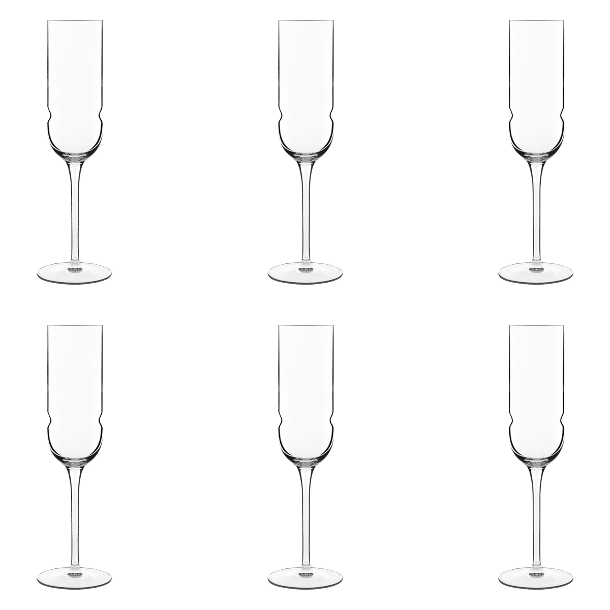 Luigi Bormioli Grandioso Champagneglas / Flute 21 Cl - 6 Stuks - Glazen.nl