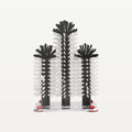 Set di spazzole professionali per bicchieri da bar in alluminio, 18/25 cm