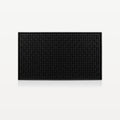 Tappetino da bar professionale in gomma nero 15x30 cm