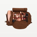 Borsa arrotolabile professionale da barista, completa, color rame