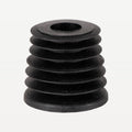 Bicchiere da bar professionale da gallone Kurk rigato nero - 4 pezzi