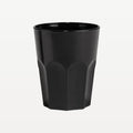 Bicchiere professionale da bar Rox in vetro infrangibile nero, 30 cl – 8 pezzi