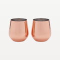 Bicchiere tumbler professionale da bar in rame, 55 cl – 2 pezzi