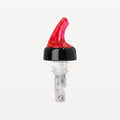 Dosatore da bar professionale 3-Ball con collare rosso da 3,5 cl – 2 pezzi