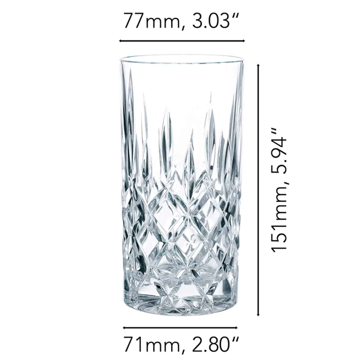 Nachtmann Noblesse Longdrinkglas 39,5 Cl - 2 Stuks - Glazen.nl