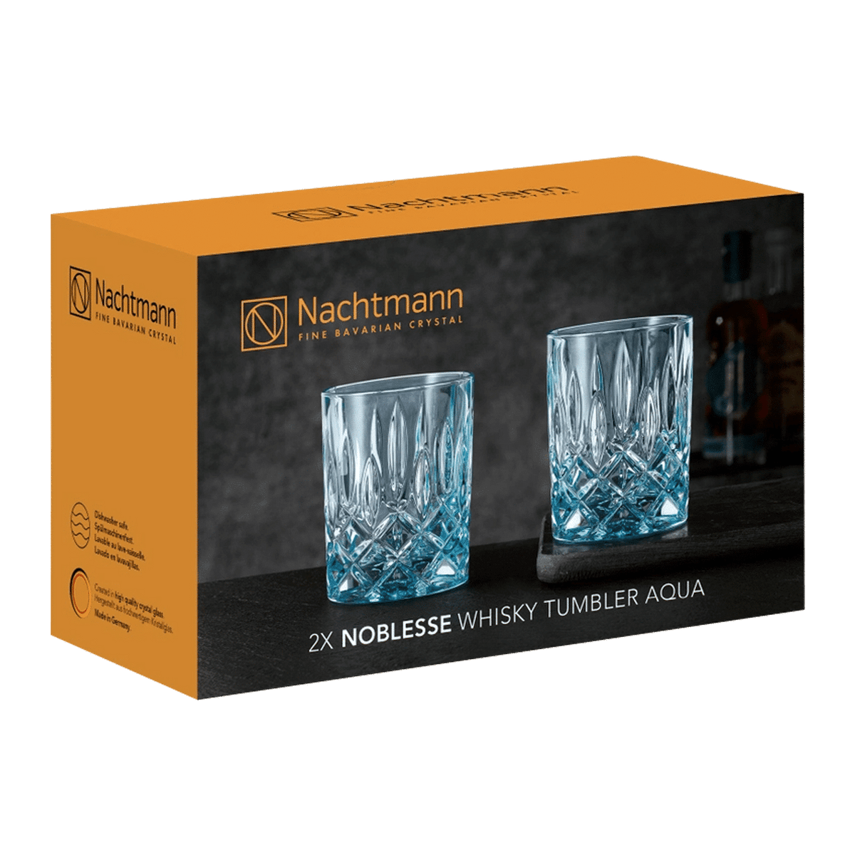 Nachtmann Noblesse Tumbler 29,5 Cl Blauw - 2 Stuks - Glazen.nl