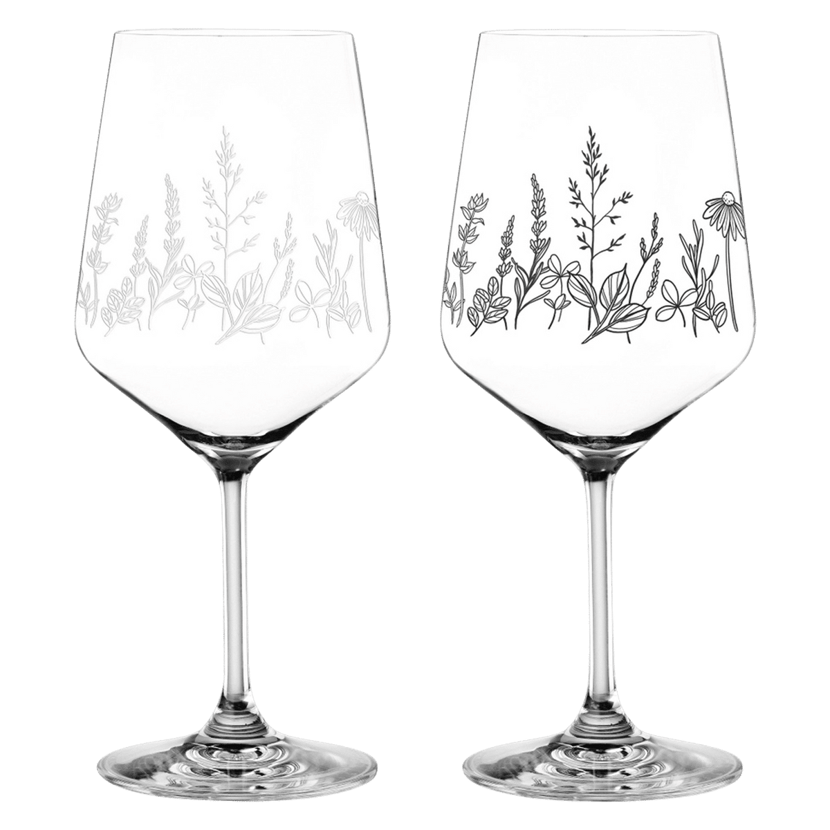 Nachtmann Tattoo Gin Tonic Glas 63 Cl Botanical Wit - 2 Stuks - Glazen.nl