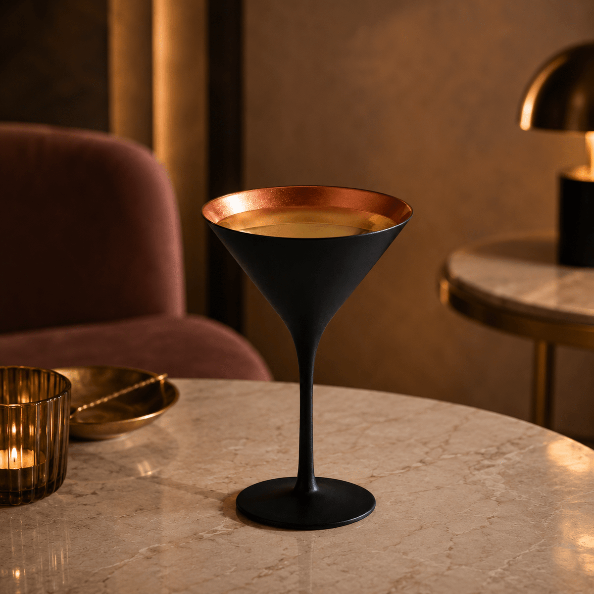 Stölzle Lausitz Elements Cocktailglas 24 Cl Zwart - 6 Stuks - Glazen.nl