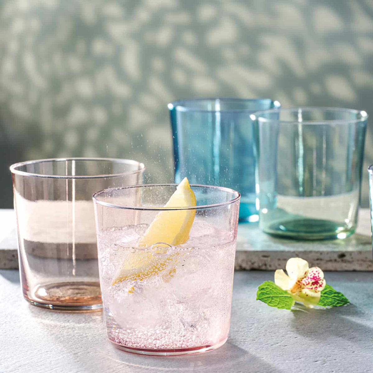 Onis Cidra Tumbler 37 Cl Groen - 6 Stuks - Glazen.nl