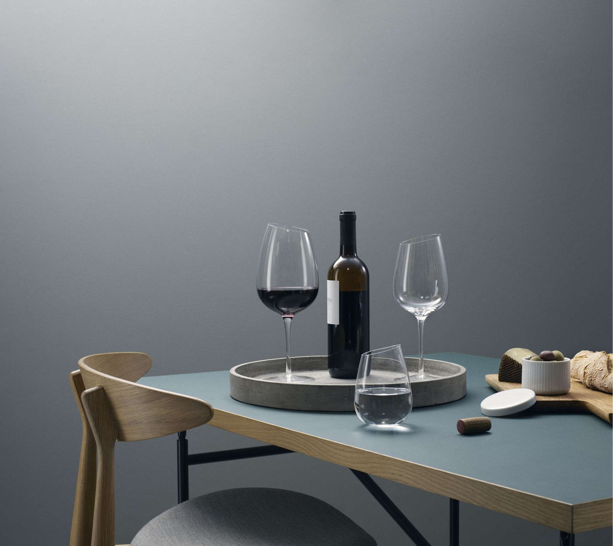 Bicchiere d’acqua Eva Solo con bordo inclinato 38 cl