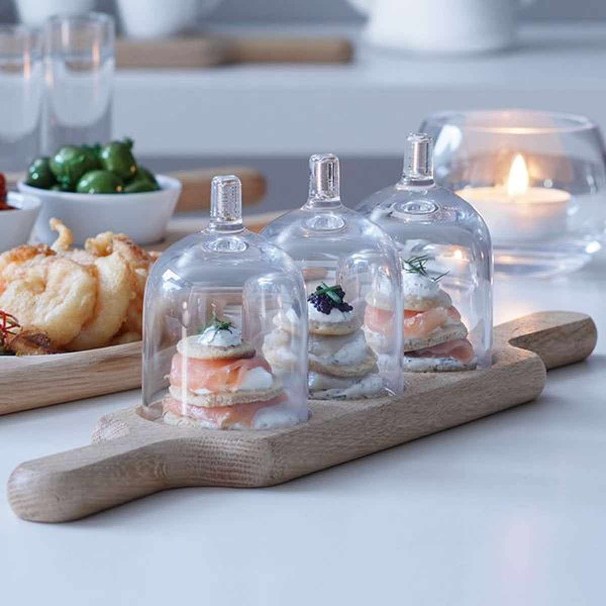 Set da degustazione L.S.A. Paddle con tagliere da portata – 6 pezzi