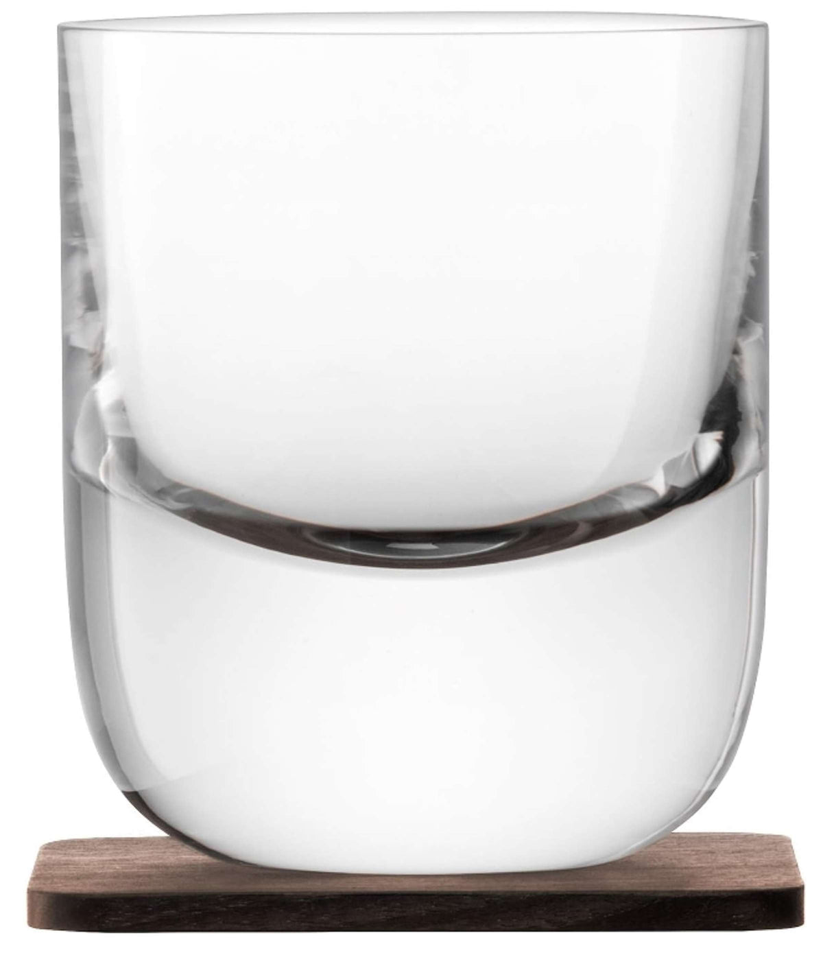 L.S.A. Bicchiere da whisky 27 Cl con sottobicchiere - 2 pezzi