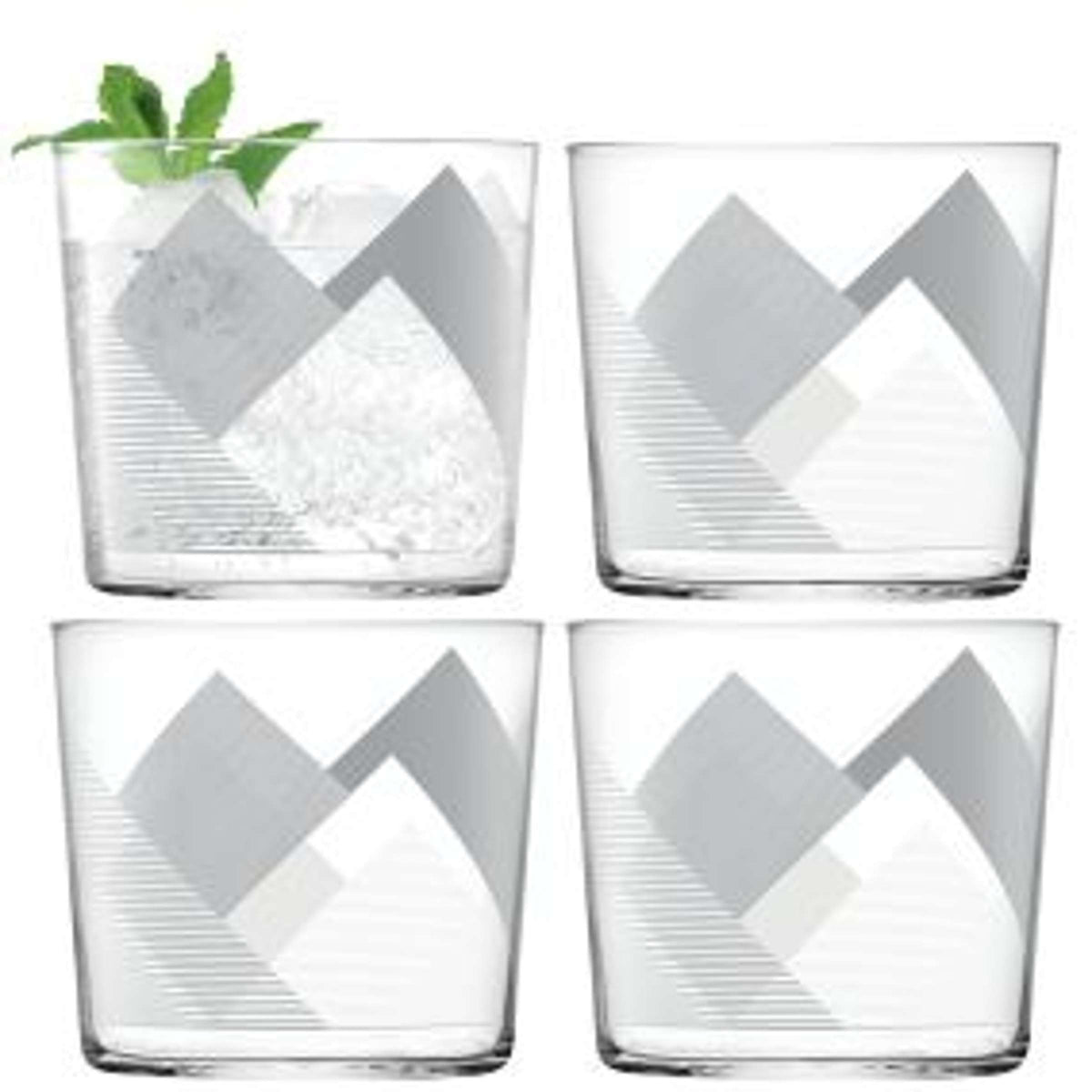L.S.A. Peaks Tumbler 31 Cl Grey - 4 Pieces