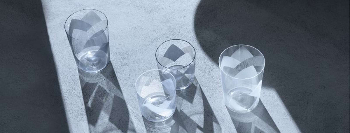 L.S.A. Peaks Tumbler 31 Cl Grey - 4 Pieces