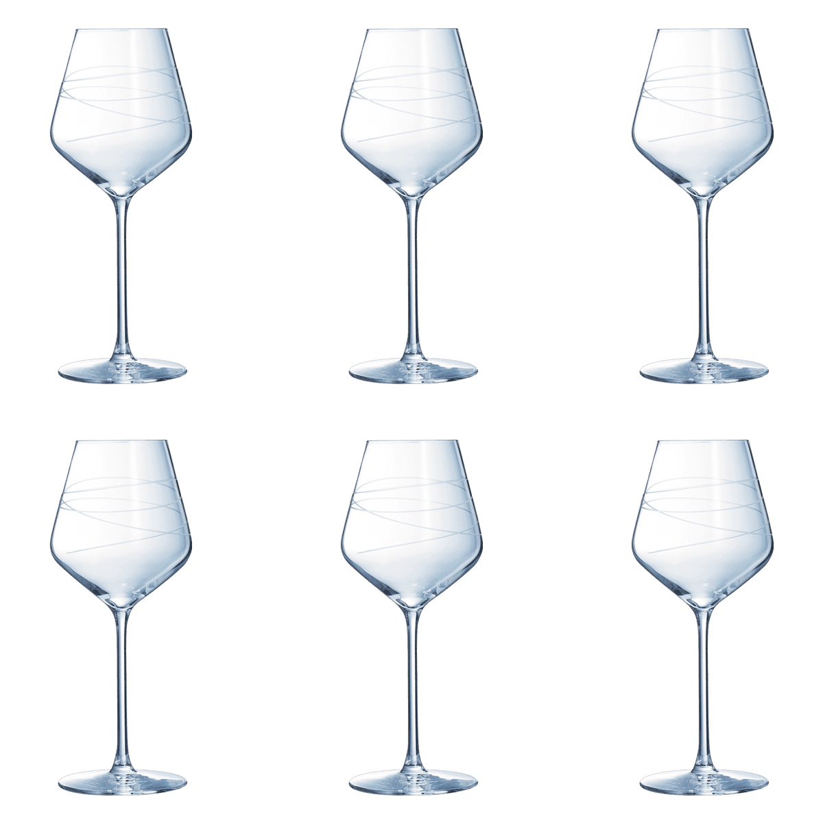 Eclat Abstraction Wijnglas 38 Cl - 4 Stuks - Glazen.nl