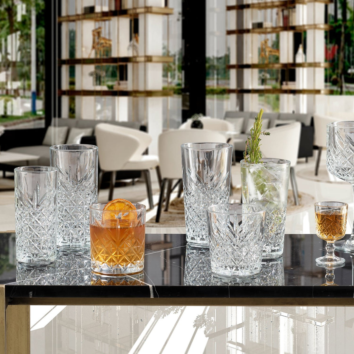 Pasabahce Timeless Longdrinkglas 35,5 Cl Stapelbaar - 6 Stuks - Glazen.nl
