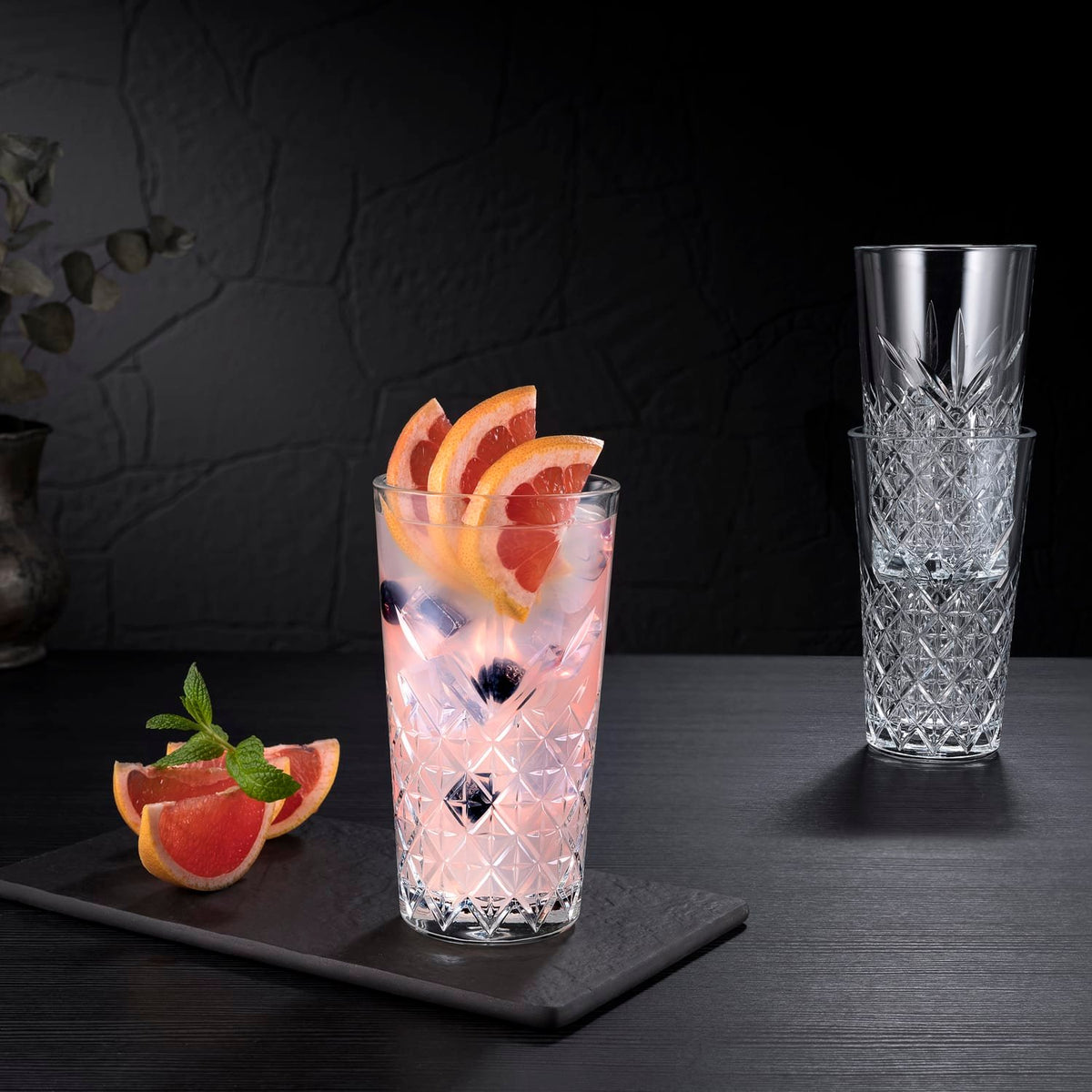 Pasabahce Timeless Longdrinkglas 45 Cl Stapelbaar - 6 Stuks - Glazen.nl