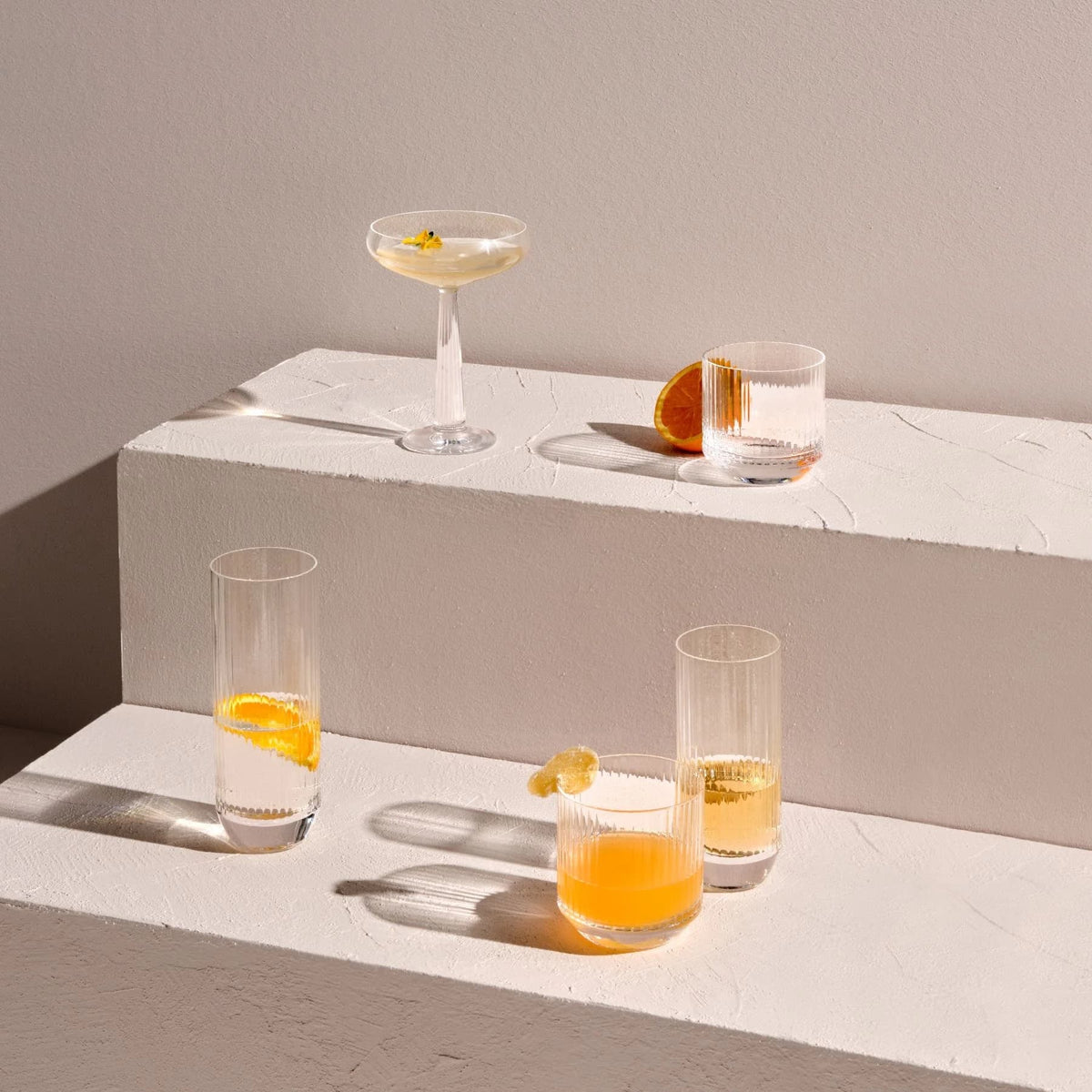 Nude Glass Big Top Tumbler 27 Cl - 4 Stuks - Glazen.nl