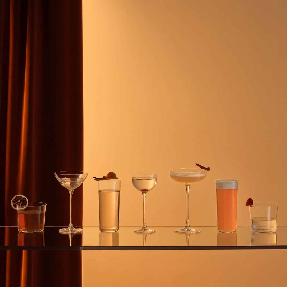 Nude Glass Savage Coupetini Glas 17 Cl - 6 Stuks - Glazen.nl