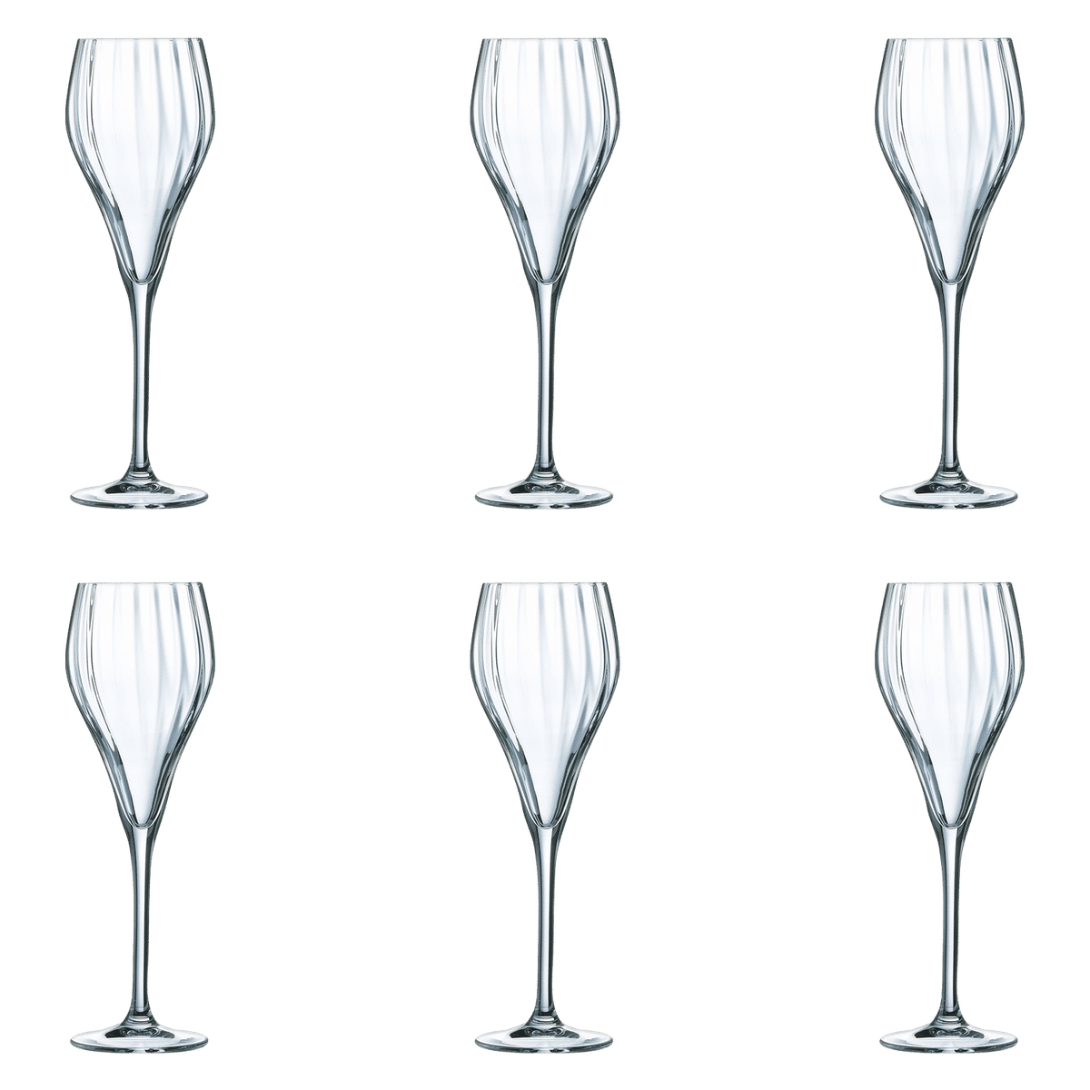 Chef & Sommelier Symetrie Champagneglas / Flute 16 Cl - 6 Stuks - Glazen.nl