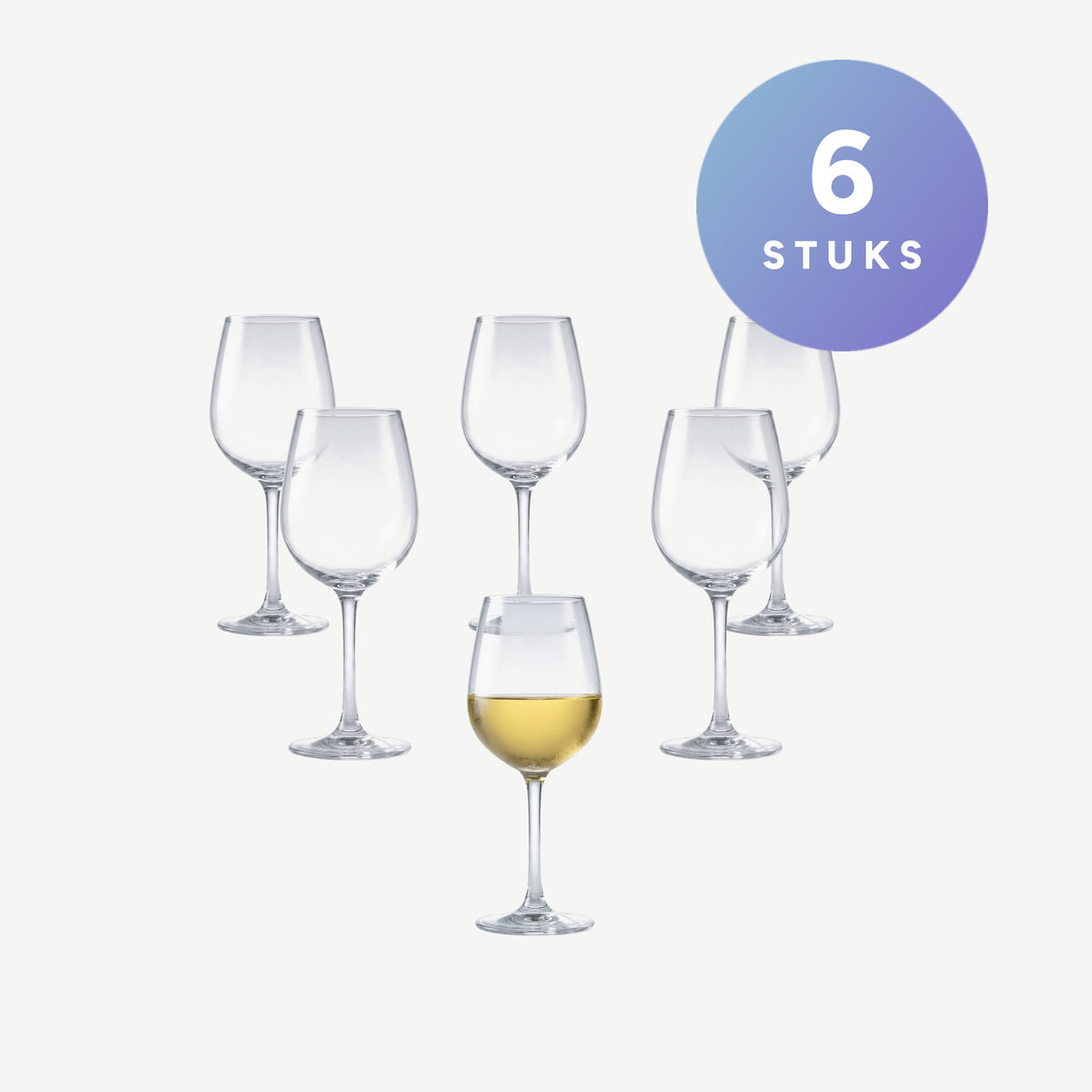 Set van 6 stuks Arcoroc Domaine Wijnglas 27 Cl - 6 Stuks