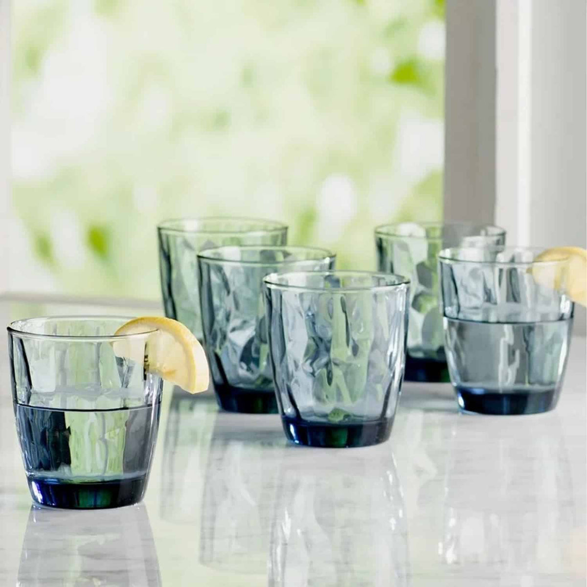 Bormioli Rocco Diamond Tumbler 39 Cl Blauw - 6 Stuks - Glazen.nl