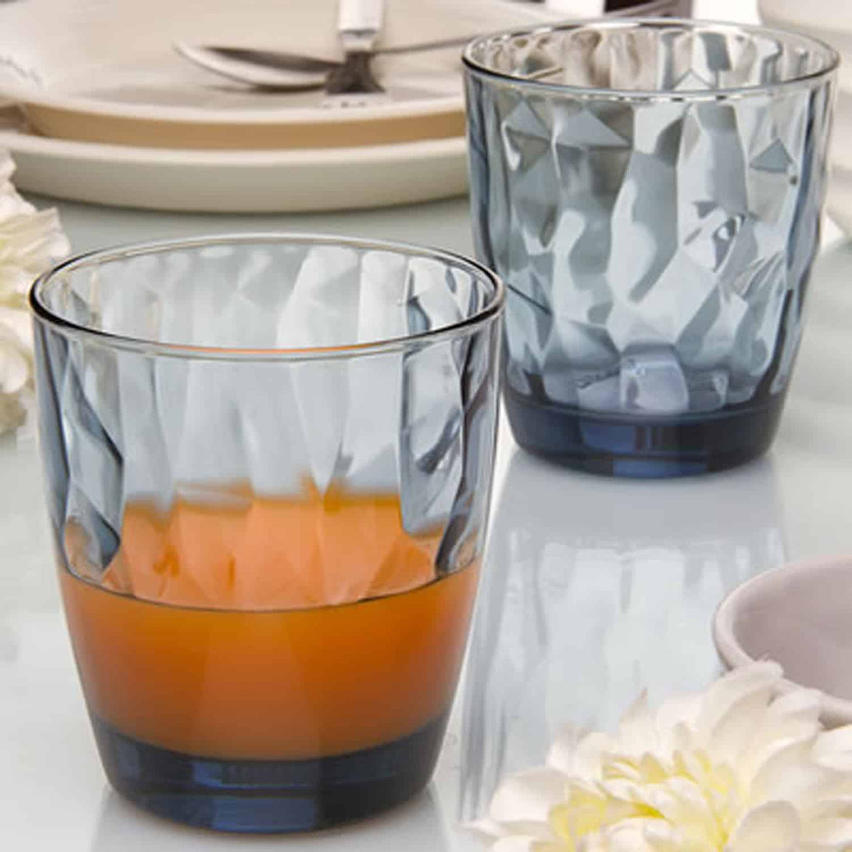 Bormioli Rocco Diamond Tumbler 39 Cl Blauw - 6 Stuks - Glazen.nl