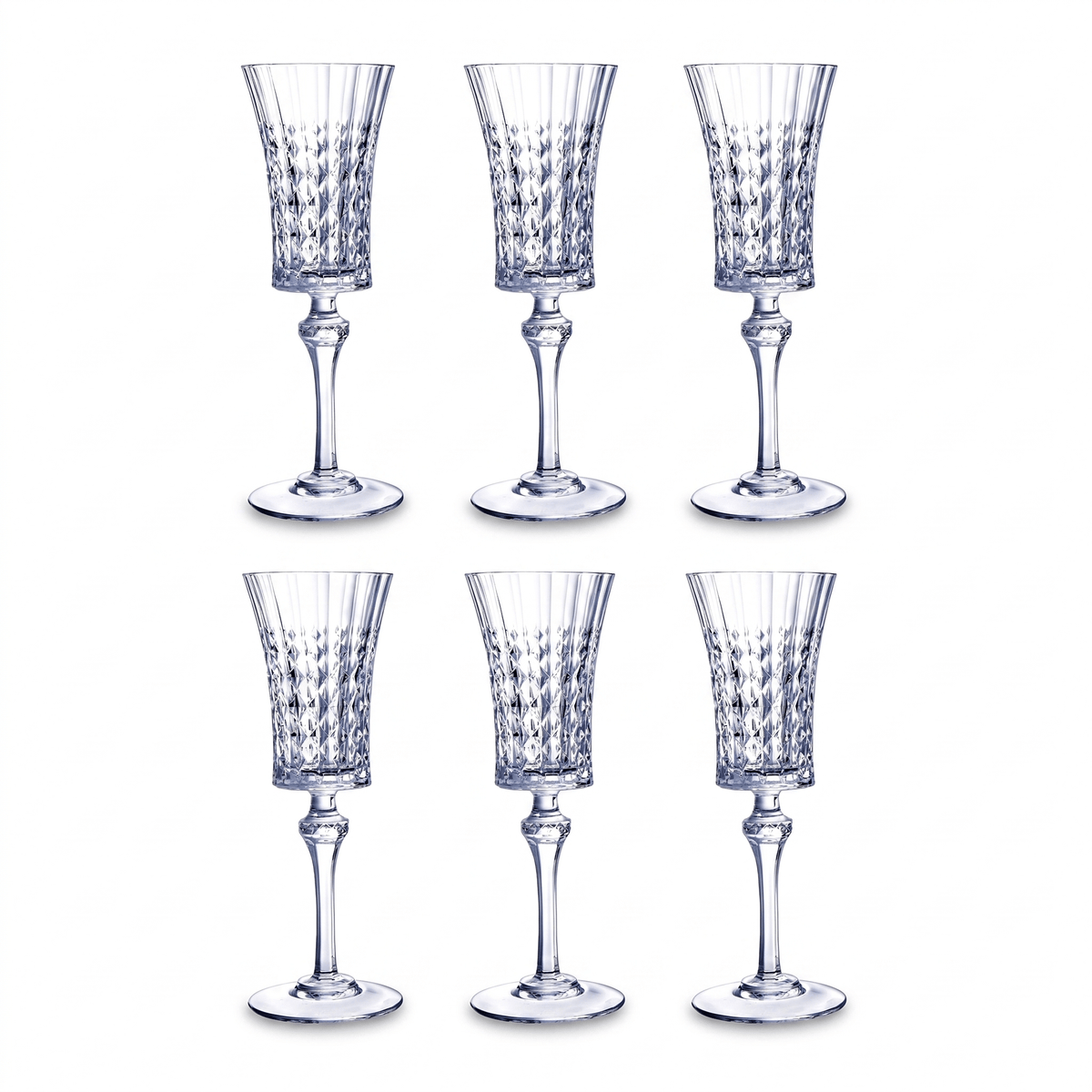 Eclat Lady Diamond Champagneglas / Flute 15 Cl - 6 Stuks - Glazen.nl