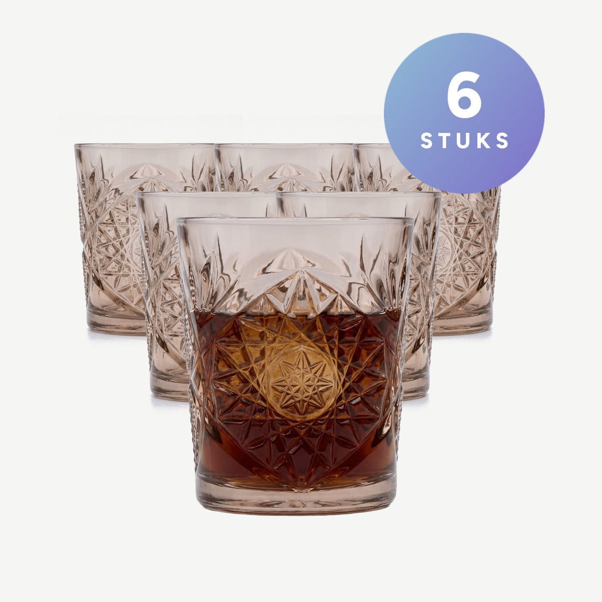 Onis Icon Tumbler 35 Cl Taupe - 6 Stuks als set van 6