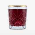 Pasabahce Timeless Shot Glass 6,2 Cl Gold Rim - 4 Pieces