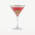 Pasabahce Timeless Martini Glass 23 Cl Gold Rim - 4 Pieces