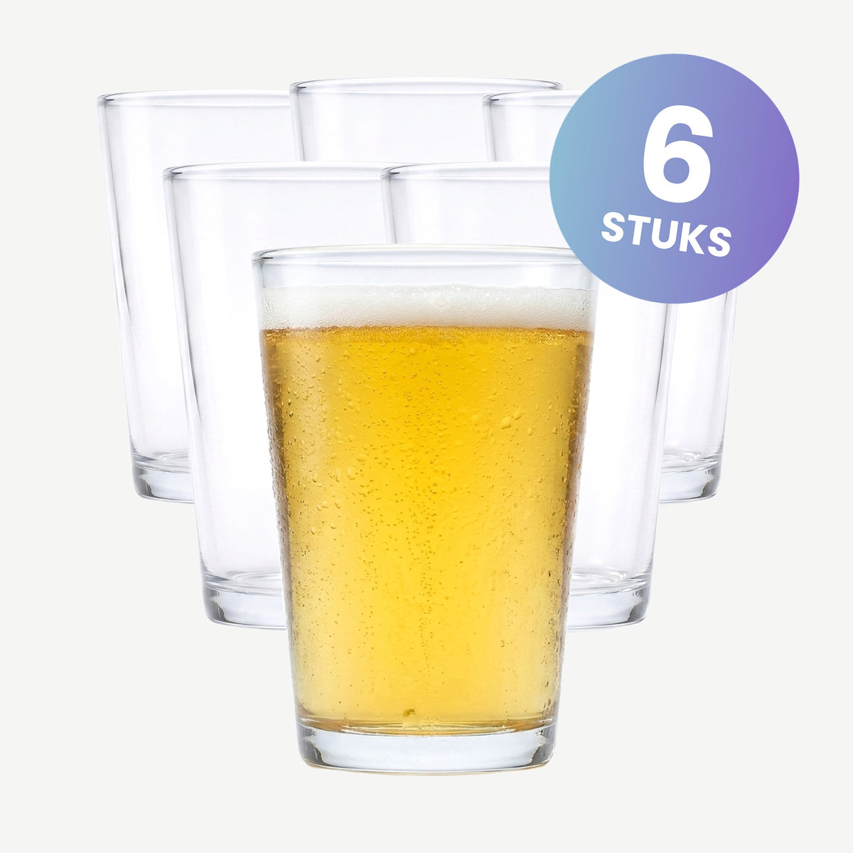 RCR Light Longdrink/Bier 55 Cl - set van 6 glazen