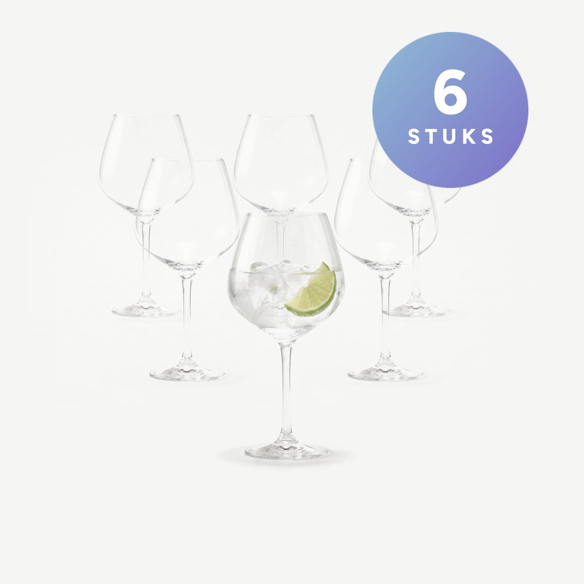 Royal Leerdam Enjoy The Moment Gin Tonic Glas 75 Cl - 6 Stuks compleet in beeld